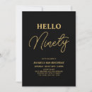 Recherche de quatre vingt dixième invitations Minimaliste