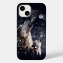 Recherche de lune de loup iphone coques Forêt