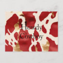 Recherche de peau de vache cartes postales Cowgirl