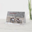 Recherche de vieux tracteur vœux cartes Vintage