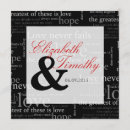 Recherche de bible mariage invitations Noir et blanc