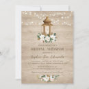 Recherche de lanterns bridal shower invitations Élégant