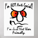 Recherche de antisocial posters Humour