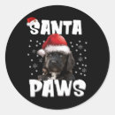 Recherche de noël chien autocollants Saison