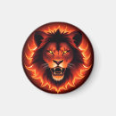 Recherche de tête de lion magnets Faune