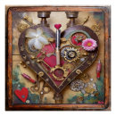 Recherche de coeur steampunk posters Engrenages
