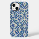 Recherche de motif bleu de diamant iphone coques Tribal