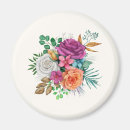 Recherche de couleur rose magnets Aquarelle