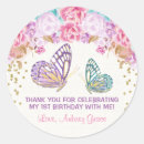 Recherche de anniversaire papillon autocollants Pour tous