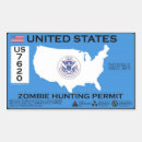 Recherche de zombis rectangles autocollants Laiss