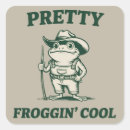 Recherche de crapaud autocollants Grenouille drôle