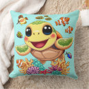 Recherche de tortue mignonne coussins Été