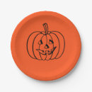 Recherche de halloween assiettes Orange