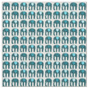Recherche de d éléphant tissus Bleu