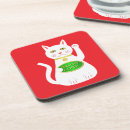 Recherche de chat japonais dessous de verres Animaux