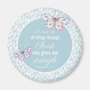 Recherche de papillon bleu magnets Aquarelle