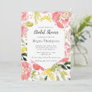 Recherche de watercolor bridal shower invitations Romantique