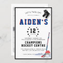 Recherche de hockey invitations Fête d'anniversaire