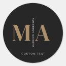 Recherche de monogram black autocollants Or noir
