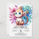Recherche de de singe invitations Aquarelle