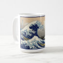 Recherche de hokusai katsushika tasses Grande vague