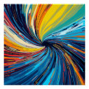 Recherche de motif en spirale posters Abstrait