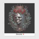 Recherche de crâne et couronne autocollants Goth