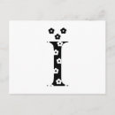 Recherche de motif floral cartes postales Noir