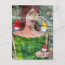 Recherche de printemps cartes postales Femme