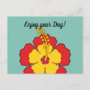 Recherche de fleur exotique cartes postales Vert