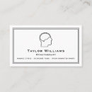 Recherche de thérapeute psychologie cartes visite Cerveau