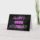Recherche de soixantième anniversaire cartes Joyeux 60e anniversaire