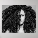 Recherche de cheveux naturels posters Noir