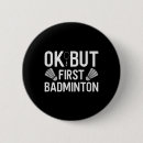 Recherche de raquette badminton badges Volant