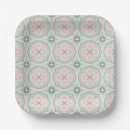 Recherche de motif coloré assiettes en papier Formes