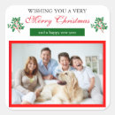 Recherche de houx de noël autocollants Classique