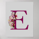 Recherche de initial e posters Floral