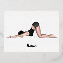 Recherche de poses de yoga cartes postales Remise