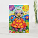 Recherche de tortue sa cartes anniversaire cartes Pour enfants