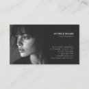 Recherche de portrait cartes visite Appareil photo