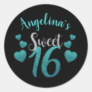 Recherche de bonbon 16 autocollants Sarcelle d'hiver