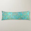 Recherche de motif damassé coussins Turquoise