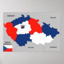 Recherche de drapeau tchèque posters République