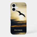Recherche de oiseau en vol iphone coques Silhouette