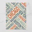 Recherche de nuage mot cartes postales Travel