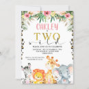 Recherche de cheetah anniversaire invitations Animaux de la jungle