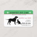 Recherche de affaires de chien cartes visite Customer