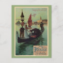 Recherche de venise romantique cartes postales Gondole
