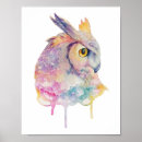 Recherche de petit hibou posters Illustration