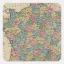 Recherche de carte de la france autocollants Couleur